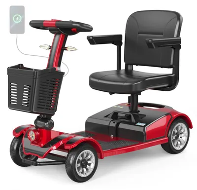 Produktbild von Mobilitätsroller SEEDREAM S-01（MATE） - Motor 250W Akku 24V20AH 8 Zoll Magnetbremse - Rot