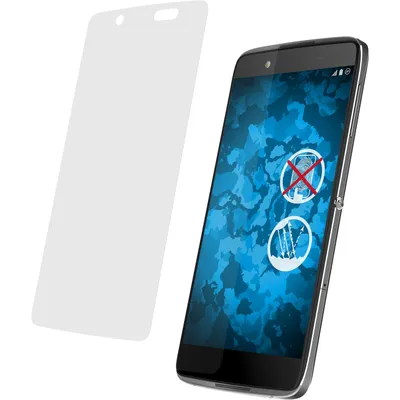 Produktbild von 2er-Pack PhoneNatic Displayschutzfolien matt  kompatibel mit Alcatel Idol 4