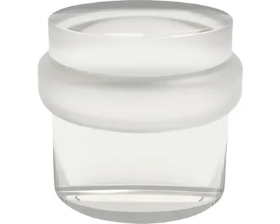 Obrázek produktu pro Dveřní zarážka Ø 38x30mm, transparentní
