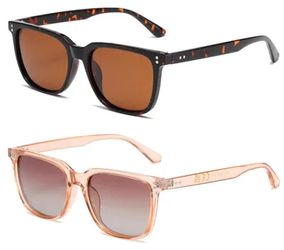 Produktbild von 2 Stück Damen Sonnenbrillen - Polarisiert mit UV400-Schutz