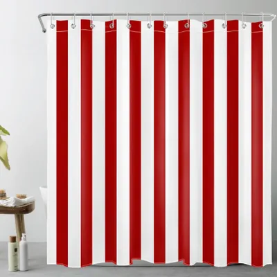 Productafbeelding van Waterdichte Douchegordijn met Strepen 180 x 180 cm