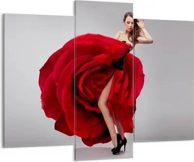 Produktbild von Bild auf Leinwand - Leinwandbild - Karneval Kleidung Kultur Tänzerin - 130x100cm - Wand Bild - Wanddeko - Leinwanddruck - Bilder - Kunstdruck - Leinwand bilder - Wandkunst - CB130x100-2138