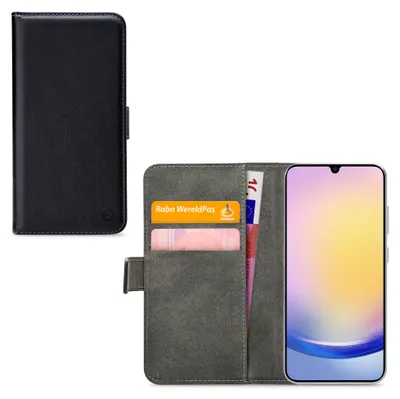 Produktbild von Mobilize PolyurethanLeather Book Case Black Samsung Galaxy A25