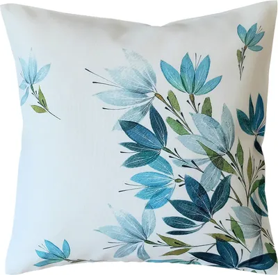 Immagine prodotto di Fodera per cuscino LOREEN 40 x 40 cm con motivo di foglie - colori vivaci