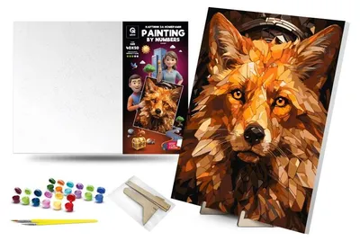 Zdjęcie produktu dla Qbee  Zestaw Do Malowania Sztuka  Rudolis 5 Elementów