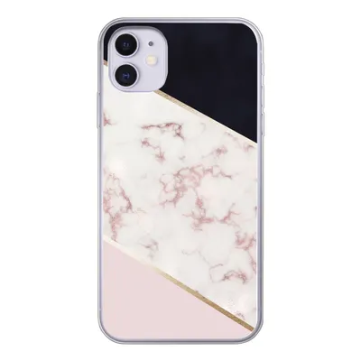 Produktbild von MuchoWow® Handyhülle Schutzhülle Hülle für iPhone 11 Marmor - Roségold - Luxus Silikon Softcase Handy Hülle - Handytasche