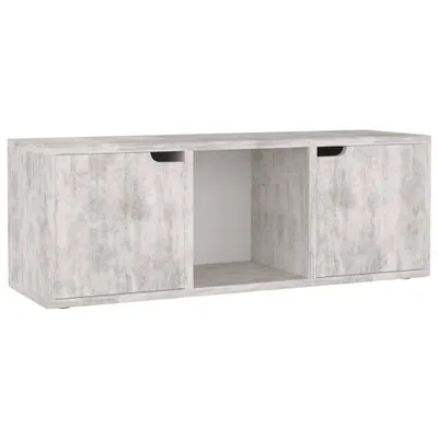 Zdjęcie produktu dla vidaXL Szafka pod TV betonowa szara 88,5x27,5x30,5 cm materiał drewnopochodny