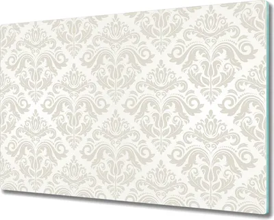 Produktbild von Glas-Herdabdeckplatte Glaskeramikkochfeld-Abdeckung Spritzschutz - 80x52 cm - Orient Abstrakt grau