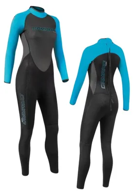 Produktbild von CAMARO Flex Skin Damen Fullsuit 3/2 mm Ultraflex Neoprenanzug Stretch Wetsuit - Groesse: 58 (3XL)