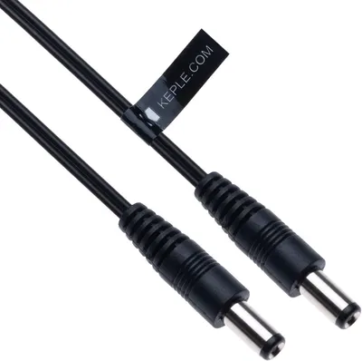 Produktbild von DC-Verlängerungskabel, 5,5 x 2,5 mm, Stecker zu Stecker, 0,5 Meter