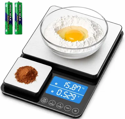Immagine prodotto di Bilancia da cucina - Fino a 1,5 kg - Acciaio inossidabile - Digitale