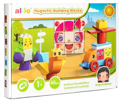 Produktbild von Alilo Magnetbausteine – Emotionen – 40 Teile
