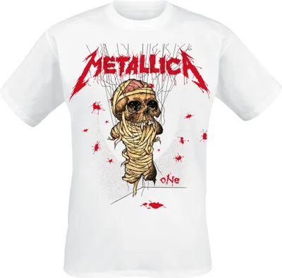 Produktbild von Metallica One Landmine White M T-Shirt