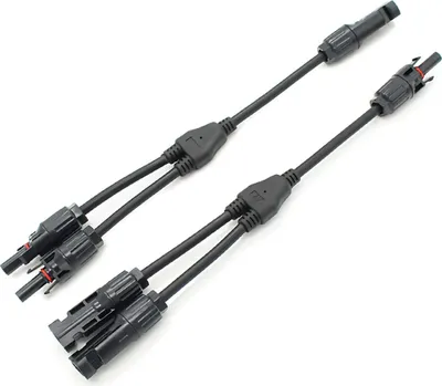 Produktbild von Solar Steckverbinder Set Parallelverbindung Y-Adapter MC4 Balkonkraftwerk Solarmodul