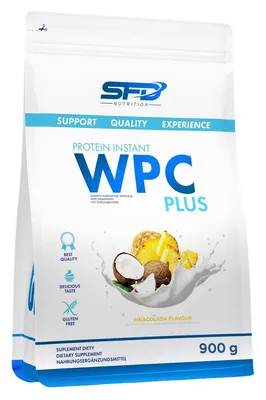 Produktbild von SFD Whey Protein PLUS 900g – Molkenprotein WPC 78% – 30 Portionen – Vanille