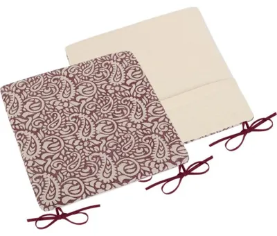 Obrázok produktu pre Vankúš na sedenie Paula - 38x38 cm - bordový