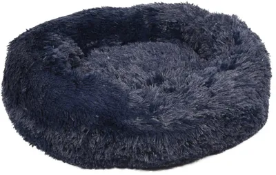 Obrázok produktu pre Pelech pre psa Flamingo Krems okrúhly tmavomodrý, rozmery: 50 cm