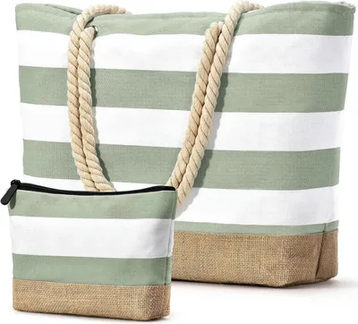 Produktbild von Oscaurt XXL Strandtasche Damen Umhängetasche Wasserdicht Beach Tote Bag