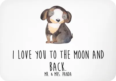 Produktbild von Mr. & Mrs. Panda magnet Hund Entspannen - Weiß - Geschenk, Sprüche, haftmagnet, zettelhalter, Kühlschrankmagnet, Notizhalter, Niedlich, Pinnwandmagnet, Entspannt, Liebe