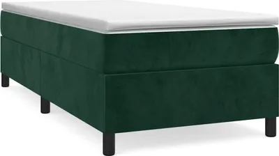 Obrázok produktu pre vidaXL Box spring posteľný rám tmavozelený 80x200 cm zamat