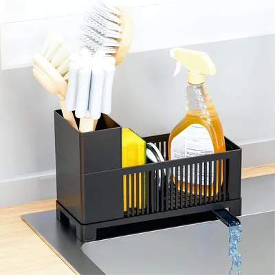 Productafbeelding van Spoelbakorganizer – met houder voor sponsen – voor afwasmiddel