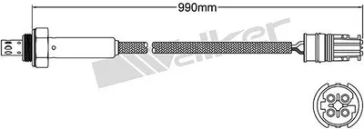Produktbild von VEGAZ Lambdasonde für BMW 3 Limousine (E46) Regelsonde ULS-101