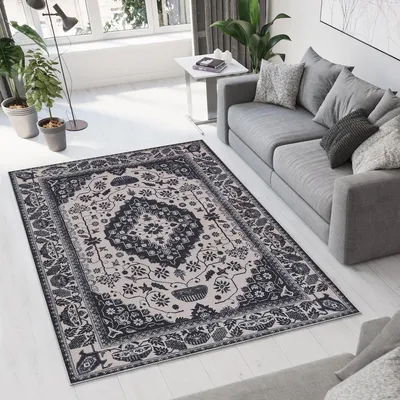 Produktbild von Conceptum Hypnose, Woopamuk377, Teppich (80 x 300), 70 % BAUMWOLLE / 30 % POLYESTER, Schwarz, 80 x 300 cm