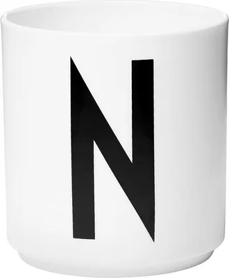 Produktbild von Design Letters Cup N weiss AJ Design Becher