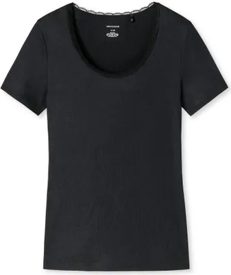 Produktbild von Schiesser Damen T-Shirt schwarz 42/XL