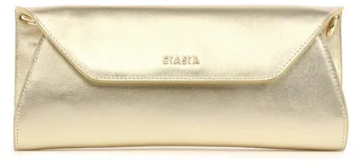 Produktbild von BIASIA Leder Abendtasche Umhängetasche Sparks Pochette Oro goldfarben