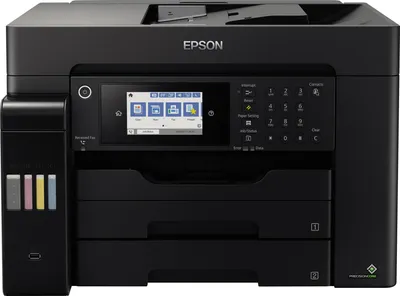 Produktbild von Epson EcoTank ET-16650, Tintenstrahl, Farbdruck, 4800 x 1200 DPI, A3, Direktdruck, Schwarz