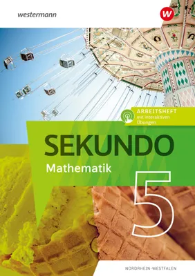 Produktbild von Sekundo 5. Arbeitsheft mit interaktiven Übungen. Mathematik für differenzierende Schulformen. Für Nordrhein-Westfalen