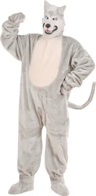 Produktbild von WOLF aus Plüsch (Kostüm, Handschuhe, Schuhüberzieher, Maske)