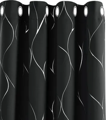 Zdjęcie produktu dla Zasłona zaciemniająca z przelotkami, 117 x 138 cm, zestaw 2 sztuk