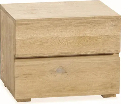 Produktbild von HASENA Oak Wild Menza Nachttisch 2 Schubladen Wildeiche pure