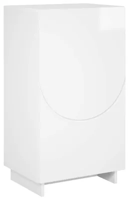 Immagine prodotto di Armadio per scarpe vidaXL, 48 x 38 x 87,5 cm, materiale composito, bianco lucido