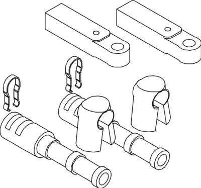 Produktbild von Teleflex Anschluss-Set für Mercury-Motoren