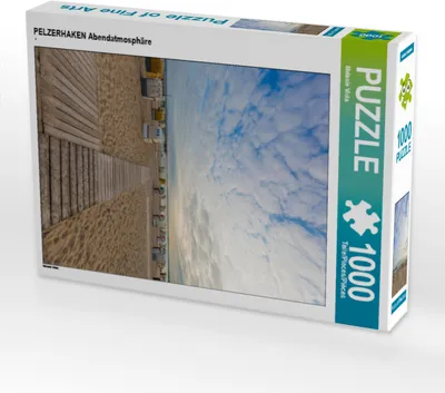 Produktbild von CALVENDO Puzzle PELZERHAKEN Abendatmosphäre am Strand 1000 Teile Puzzle hoch | 1000 Teile Lege-Größe 64x48cm Foto-Puzzle für glückliche Stunden