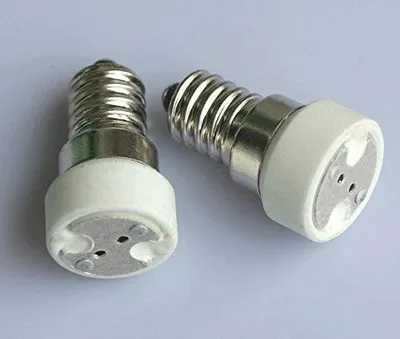 Zdjęcie produktu dla Adapter gniazda E14 na G4 MR16 GU5.3 żarówki LED konwerter 2 szt