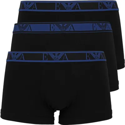 Produktbild von EMPORIO ARMANI 3Pack Boxershorts Gr.: S Fb.: Schwarz Schwarz Schwarz