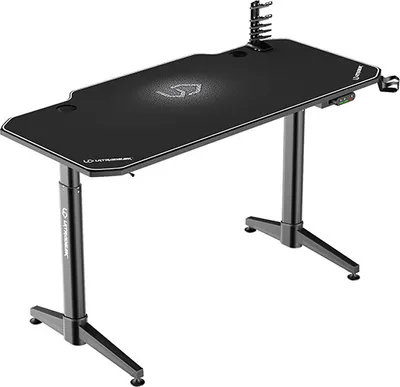 Produktbild von Ultradesk UDESKLVAWT, Gerade, Freiform, Gaming, Weiß, 720 - 1240 mm, 1400 mm