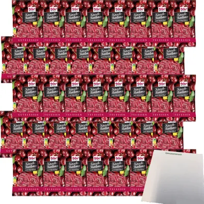 Produktbild von Hofgut Kirschbonbons VPE (40x150g Beutel) + usy Block