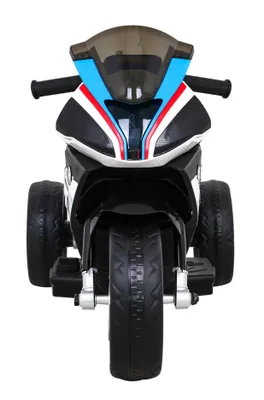 Obrázek produktu pro BMW HP4 Dětská motorka na baterie bílá + 3 kola + LED + MP3 USB +