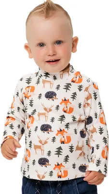 Produktbild von Jungen-T-Shirt langärmlig Les  - Milchfarben - 80