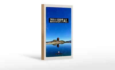 Produktbild von Holzschild Reise 12x18 cm Zillertal Österreich Wanderung Wälder
