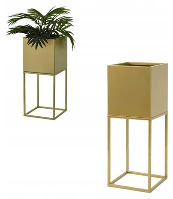 Image de Your Loft Design Cache-pot Lorient S Métal Doré 19x19x47cm