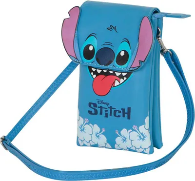 Productafbeelding van Karactermania Lilo en Stitch, tong-motief, portemonnee, universeel, blauw