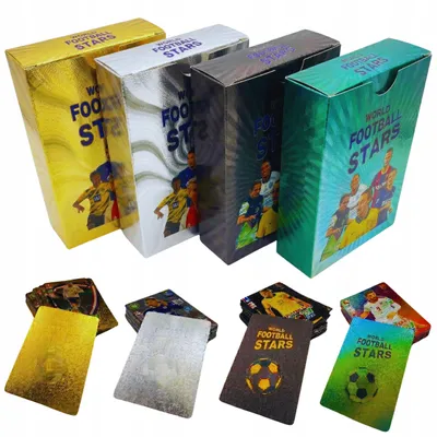 Produktbild von 4-in-1 FOOTBALL CARDS, 220 pieces – COLLECTIBLE FOOTBALL CARDS, MEGA SET