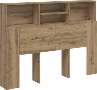 Produktbild von vidaXL Kopfteilschrank Artisan-Eiche 140 x 19 x 103,5 cm