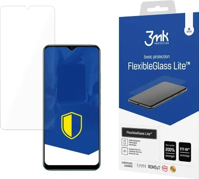 Produktbild von 3mk Display Hybridglas FlexibleGlass Lite für Realme C33 0,16mm 6H